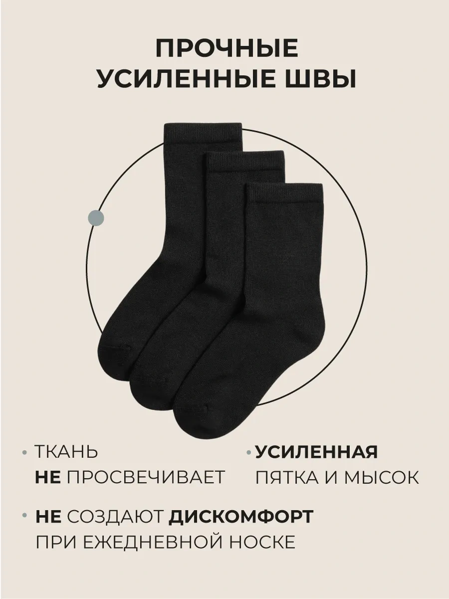 Twınsocks Siyah Yüksek Çorap Seti 243012281 Siyah