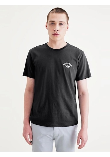 Dockers Graphıc Tee 1 Fan Tee Beautıful Black L Erkek Siyah T-shirt - A1103