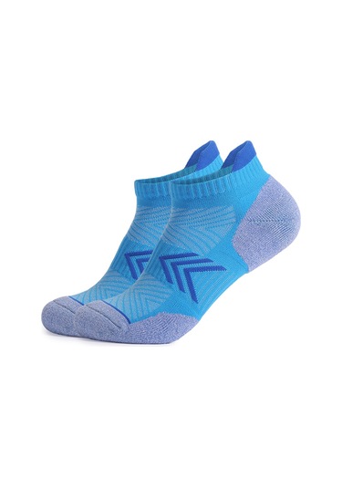 Folinda Kadınlar Koşu Çorabı M Beden Mavi 1 Çift - Pamuklu Esnek Fonksiyonel Spor Çorap Mavi