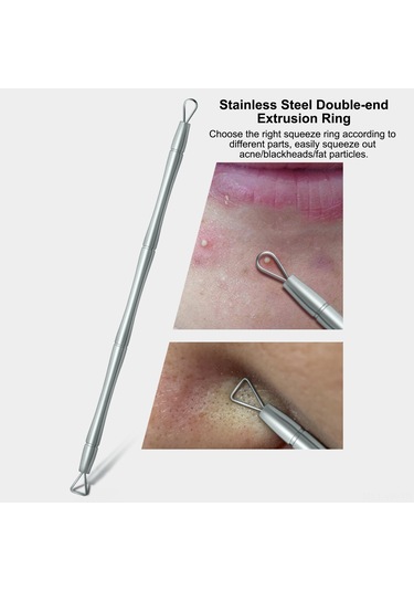 Vkemall Siyah Nokta Temizleme Seti: Paslanmaz Çelik, Çeşitli Renklerde Çanta, 2 Veya 3 Parça Seçenekli