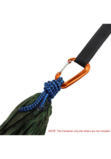 6 Adet Karabina 12kn Ağı Heavy Duty Karabina Klipleri Hamaklar İçin Kamp Yürüyüşü Sırt Çantası