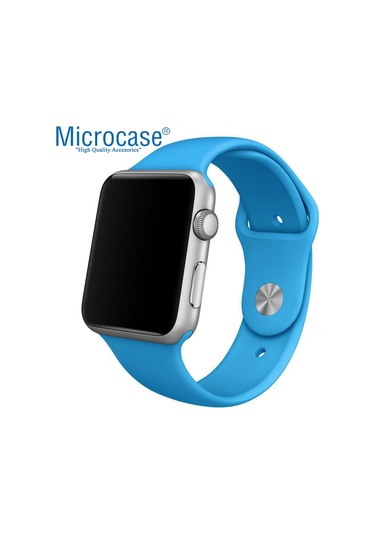 Microcase Apple Uyumlu  Watch Se 44 MM Silikon Kordon Kayış M-L