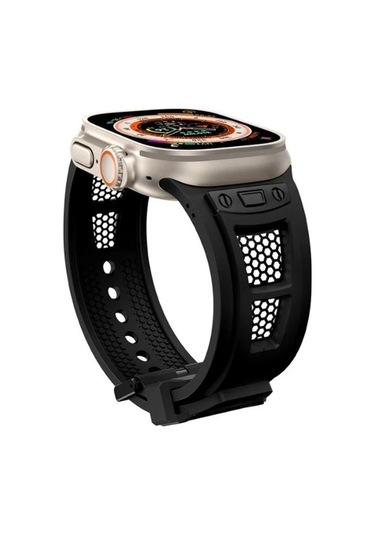 Apsuwa  Apple Uyumlu  Watch  Ultra Kordon Kayış Silikon Soft Hava Boşluklu