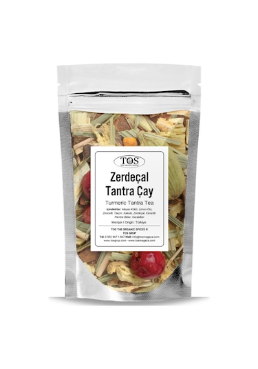 Tos The Organic Spices Zerdeçal Tantra Baharatlı Çay 40 G