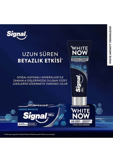 Signal White Now Lekesiz Beyazlık Diş Macunu 5 x 75 ML
