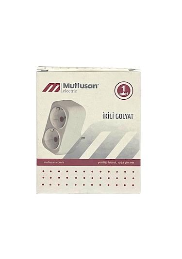 Mutlusan Golyat Fiş Priz 2'li