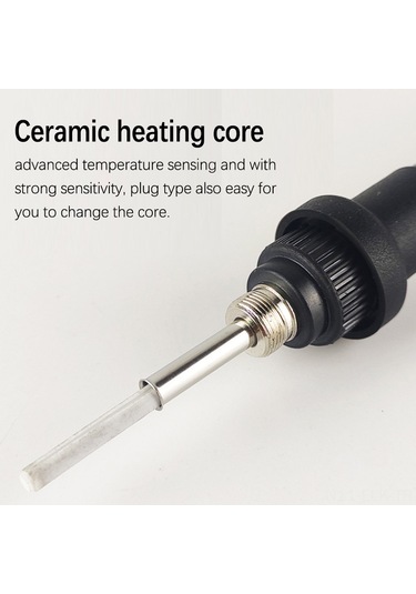 Xindoker 80w Lcd Dijital Gösterge Isıtıcı, Isı Yalıtımı Kolu, 180-480 C Ayarlanabilir Sıcaklık, Seramik Isıtıcı Çekirdeği, Eu Şarj, 220v