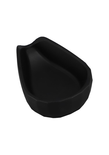 Kosona Gıda Grubu Silikon Kahve Fıstığı Ölçüm Kasesi - Dökme Engeli, Ölçüm Kabı, Gösterim Tabağı - Siyah Siyah