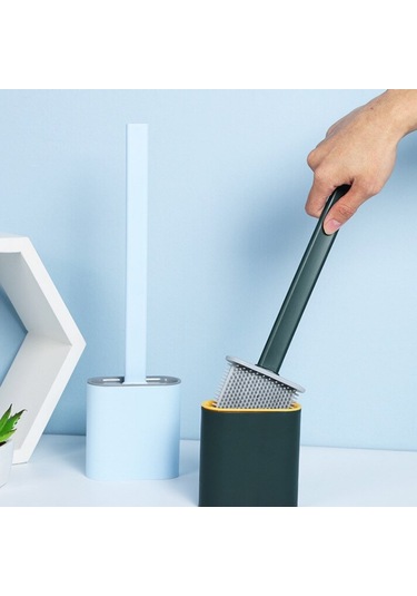 Buffer Duvara Monte Edilebilir Kapaklı Askılı Klozet Fırçası