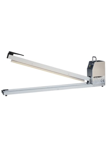 Masa Tipi Manuel Poşet Yapıştırma Kapatma Makinası 80cm Alüminyum