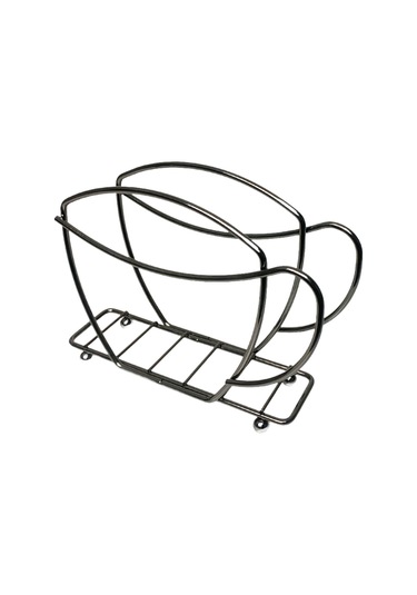 Homyl Tezgah Bar Restoran Için Kağıt Peçetelik Peçete Siyah