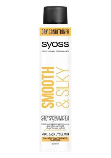 Syoss Smooth & Sılky Sprey Saç Bakım Kremi 200 ML