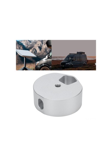 Youtek Starlink Mini İçin Alüminyum Tripod Bağlayıcı - 1/4"-20 Ve 3/8"-16 Çift Somunlu Dışarıda Sabit Kurulum Adaptörü Diğer