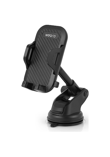 Araç İçi Uzayan Ayarlanabilir Vantuzlu Otomatik Telefon Tutucu - Cam Ve Torpido Için Yüksek Kalite Wch-340