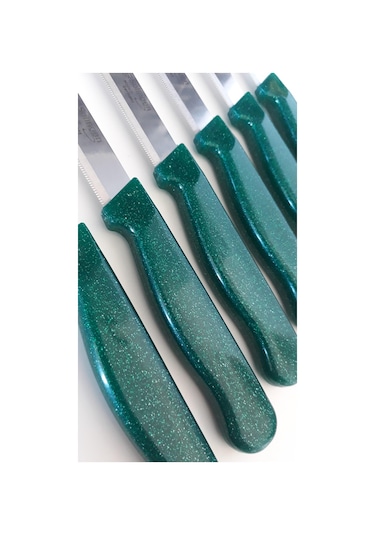 Solingen Simli Meyve Bıçağı 6'Lı Yeşil