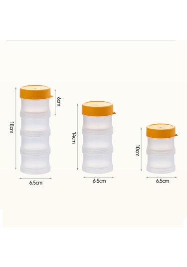 Suntek Taşınabilir Açık Kavanoz Kompakt Düşük-2-katman Sarı