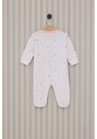 U.s. Polo Assn. Kız Bebek Krem Pijama Takım 50322798-vr071 Krem