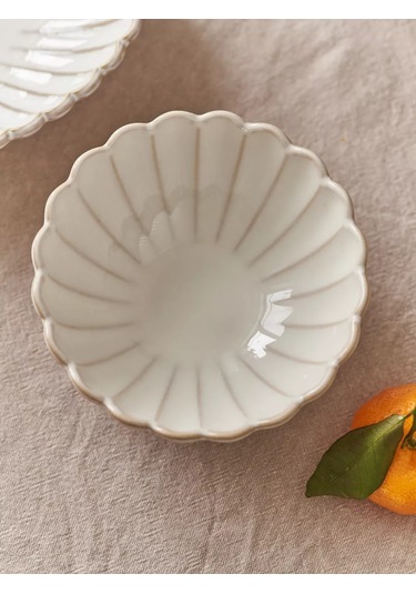 Roomi 340 Ml Seramik Derin Salata Kasesi, Desenli Tabak 196049131 Sütlü