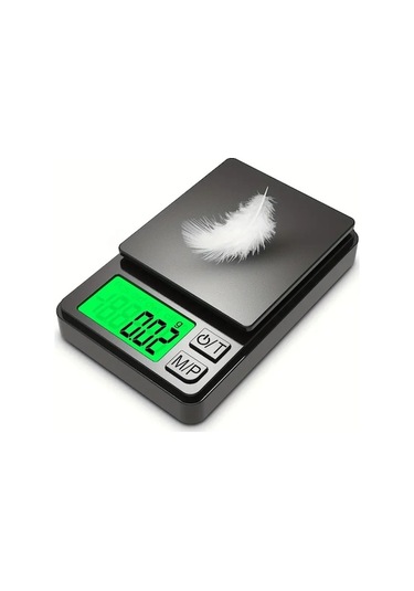 Wondernest Takı Ölçeği Lichen Hassas 500g 0.01g Elektronik Gram Terazi Fu Gümüş