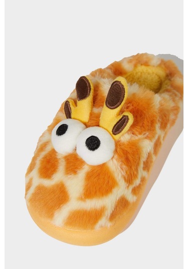 Defacto Kız Çocuk Düz Taban Panduf F1919a825wnbn450 Kahve