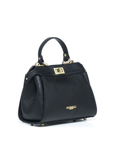 Çapraz Çanta Kadın Sharon S Piumelli Milano Bag D28 Black Siyah