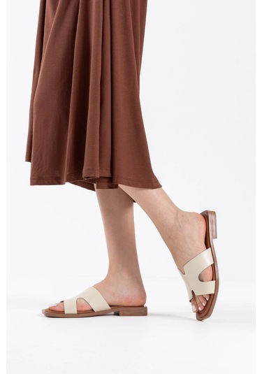 Kocadal Kocadal Fergei Bej Hakiki Deri Terlik Muhtelif