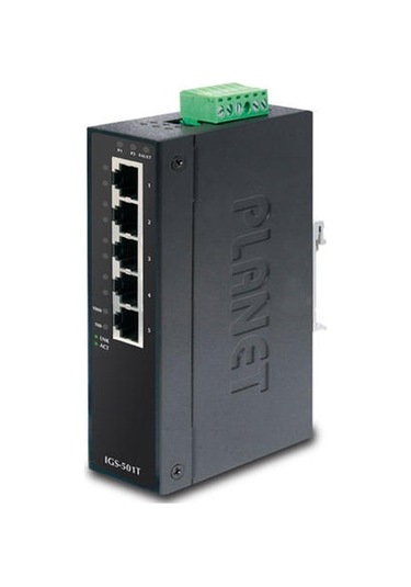 Planet Pl Igs 501T 5 Port 10/100/1000T Gigbit Endüstriyel Etherne