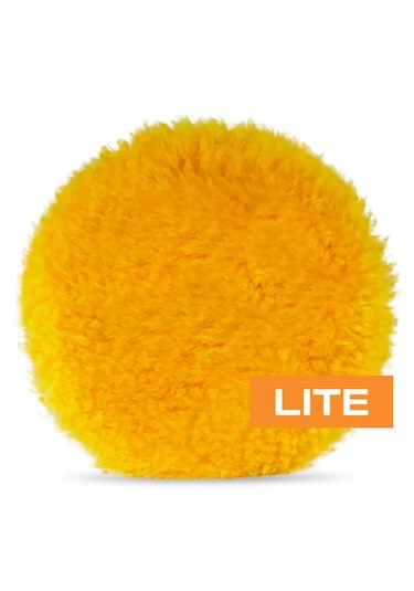 Kuzu Yünü Polisaj Keçesi/pedi Lite-ağır Çizik Giderici-150mm-kuzu