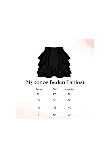Hırsch Siyah Kadın Mykonos Yazlık Basic Etek Siyah