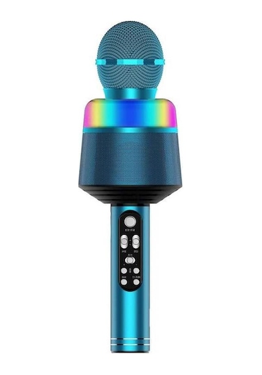 Fortunelane Modelleri Q008, Renkli Işık Ve Ses Efektli Kablosuz Bluetooth Mikrofon, Taşınabilir Ktv Deneyimi