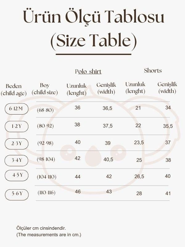 Batik Desenli Kalp Nakışlı Şortlu Takım Çok Renkli