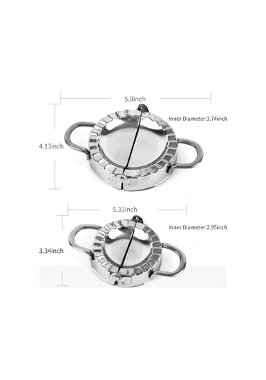 Konesam 304 Çelik Manti Kalıbı Seti Büyük Boy Kalıp + Kurucı + Fıçık Kaşığı - Ev Ve Restoran Mutfak Aleti Diğer