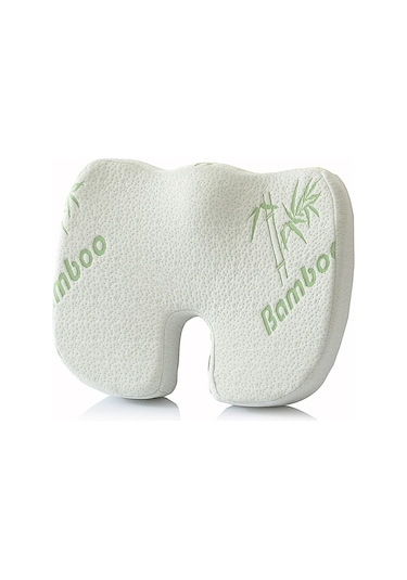 WhiteBlanco Bambu Kılıflı Visco Ortopedik Hemoroid Minder Bamboo