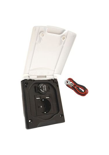 Obus Karavan Babarvy Kapaklı Karavan 220v, Usb, Çakmaklık Çıkışı Priz