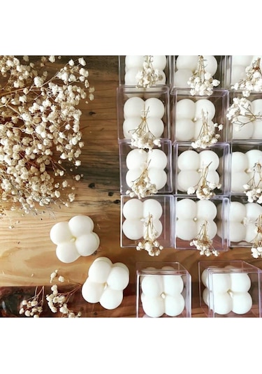 Dünya Organizasyon Kutulu Bubble Mum 10 Adet