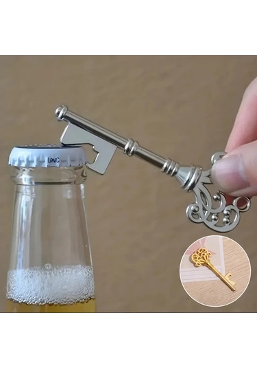 Primepickings 1 Adet Vintage Taç Desenli Anahtarlık Pencere Açacağı Bakır Ev Barı Aksesuarı Bakır