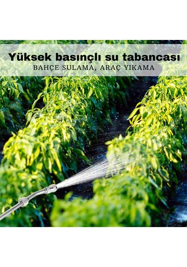 Techtic Bahçe Sulama Yüksek Basınç Su Tabancası 30 CM