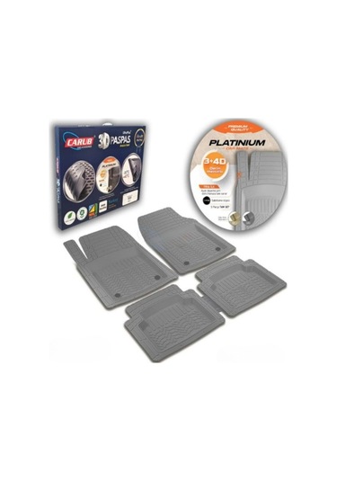 Leader Proton Paspas 3+4d Platinyum Havuzlu 5 Parça Gri Kutulu