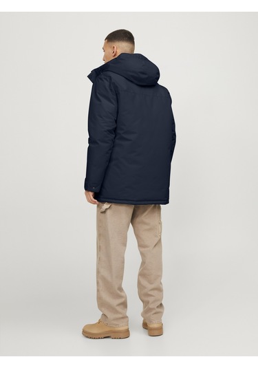 Suya Dayanıklı Kapüşonlu Parka- Champ Navy Blazer