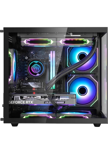 Segotep Brave W1 750W 80+ Bronze Midi Tower Bilgisayar Kasası Siyah