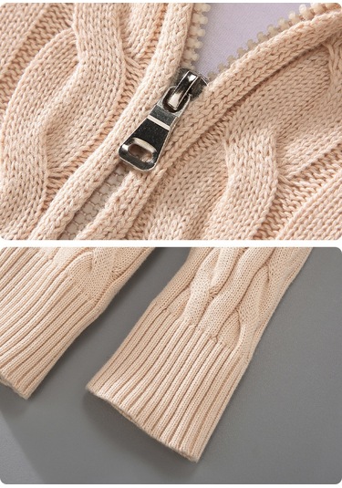 Erkek Sonbahar Ve Kış Sıcak Kalın Örme Balıkçı Yaka Kazak Açık Mavi