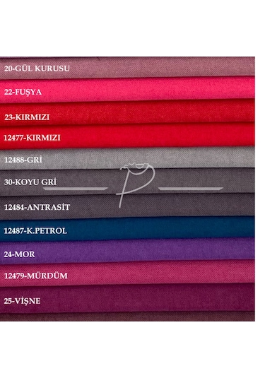 Fon Perde 51 Renk Petek Kadife Ada Fonluk 1. Kalite Ultra Gramaj Düz Fonluk