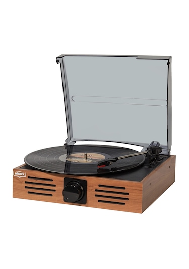 Midex MTX-106OR 3 Devir Nostaljik Retro Pikap Plak Çalar + İğne