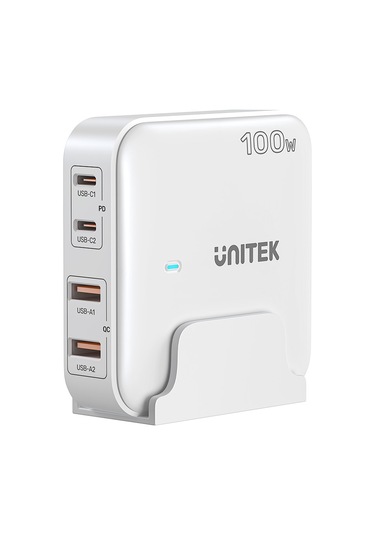 Unitek 100w Masaüstü Gan Şarjistasyon Beyaz P1229awh
