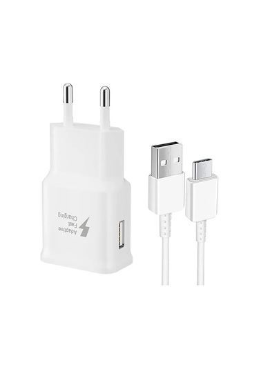 Samsungsamsung 9v 1.67a 15w Hızlı Şarj Adaptörü 1.2m Usb-c Kablo S10/s9/s8/note 9/8/5/4/a50/a70/a71/a51 Uyumlu Chdistribütör Garantili