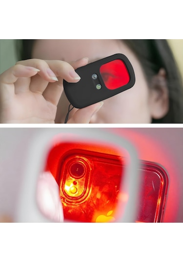 Youmex Gizli Kamerayı Tespit Etme Cihazı, 3d Tarama Teknolojisi, 120db Alarm, Fener Fonksiyonu, Taşınabilir, Beyaz