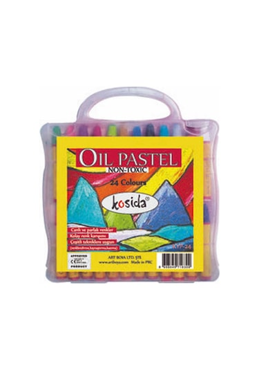 Yağlı Pastel Boya 24 Renk