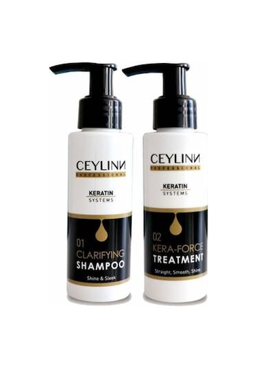 Ceylinn Keratin No 1 Arındırıcı Şampuan 100 ML + No 2 Düzleştirici Krem 100 ML