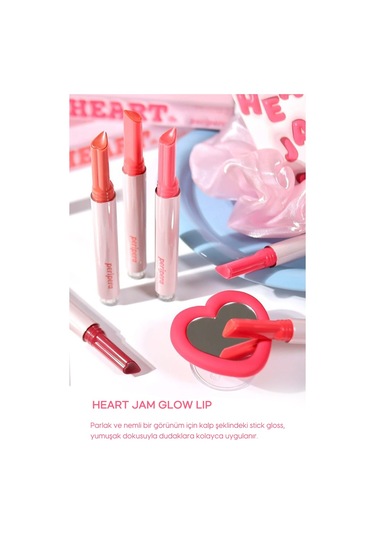 Peripera Heart Jam Glow Yoğun Nemlendirici Parlak Bitişli Balm 3 Grapefruit Crush