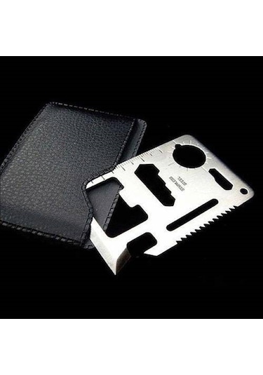 Çelik Acil Durum Kartı Survival Kit Asorti
